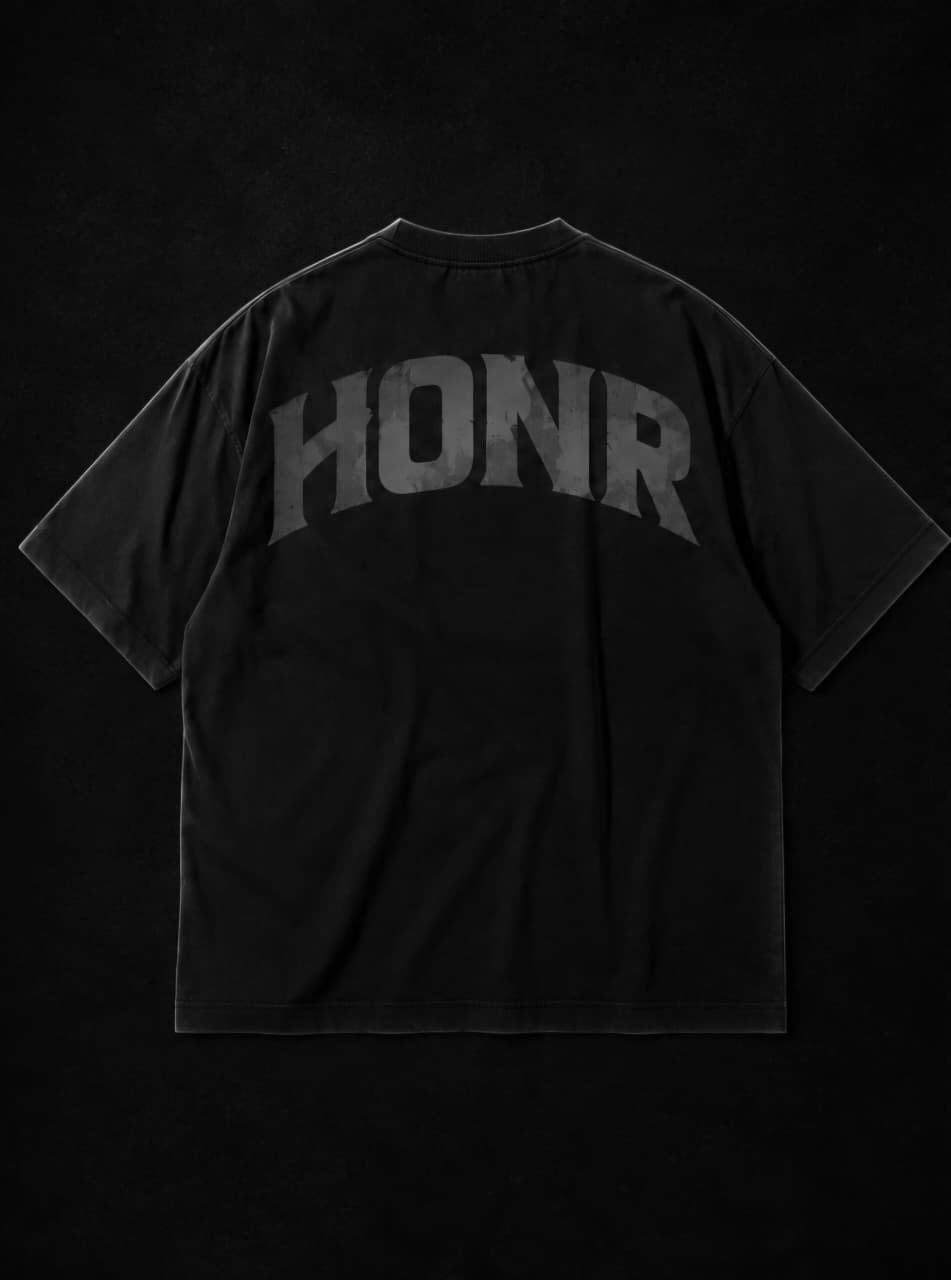 HONR Oversized Back Graphic T-Shirt